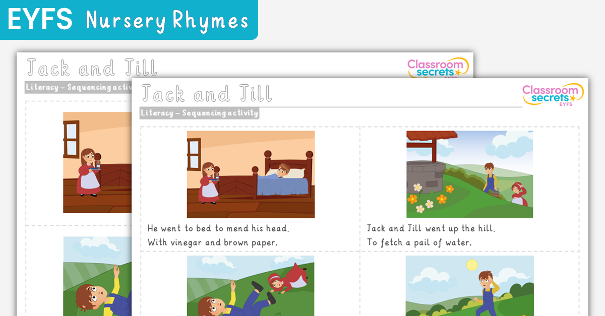 EYFS Jack and Jill Sequencing Activity