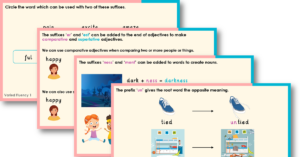 Year 2 Consolidating Prefixes and Suffixes Teaching PowerPoint
