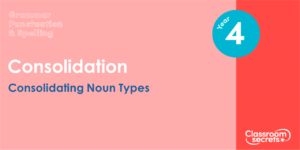 Year 4 Consolidating Noun Types Lesson