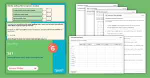 Year 6 Spelling Assessment Resources - S61 – Homophones and near homophones Pack 2