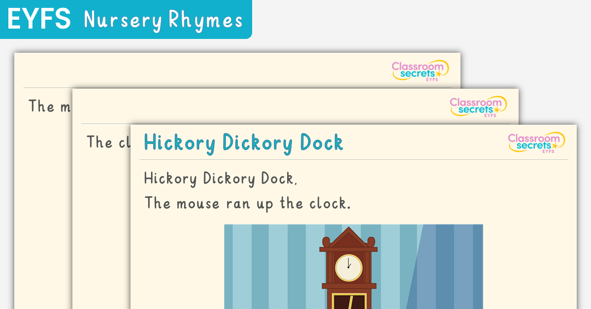 EYFS Hickory Dickory Dock PowerPoint