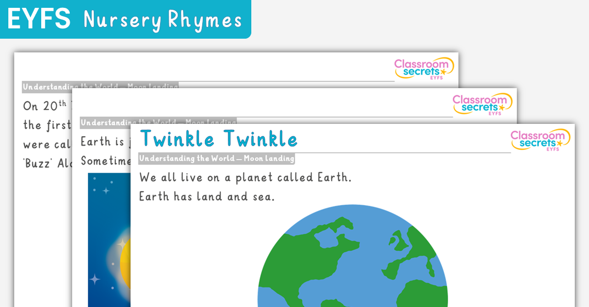 EYFS Twinkle Twinkle Moon Landing PowerPoint