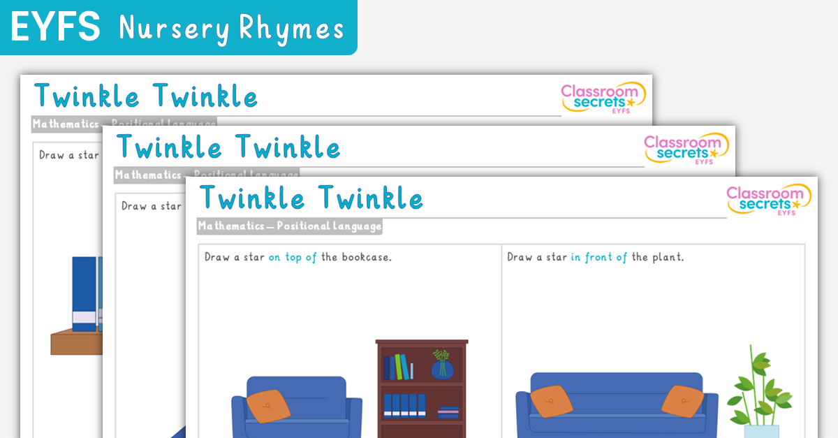 EYFS Twinkle Twinkle Positional Language
