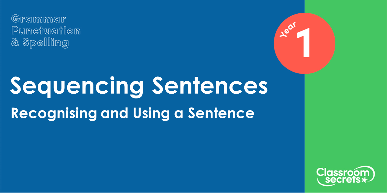 Year 1 Recognising and Using Sentences Lesson