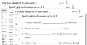 Year 2 Spelling Baseline Assessment 1