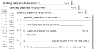 Year 3 Spelling Baseline Assessment 1