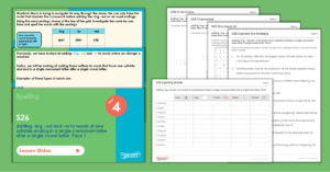 Year 4 Spelling Assessment Resources - S26 – Adding –ing, –ed, –er, to words of one syllable ending in a single consonant letter after a single vowel letter