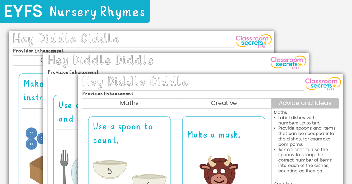 EYFS Hey Diddle Diddle Provision Enhancements