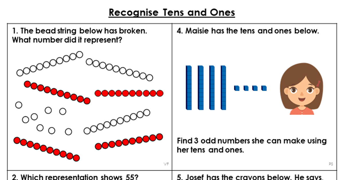 Recognise Tens and Ones