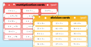 Year 3 Multiplication and Division Cards
