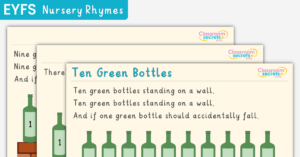 EYFS Ten Green Bottles PowerPoint