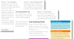 Anti-Bullying Week KS1 Scenario Cards Activity