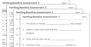 Year 3 Spelling Baseline Assessment 2