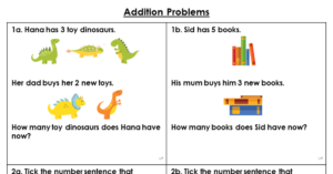 Addition Problems - Varied Fluency