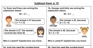Subtract from a 10 - Reasoning and Problem Solving