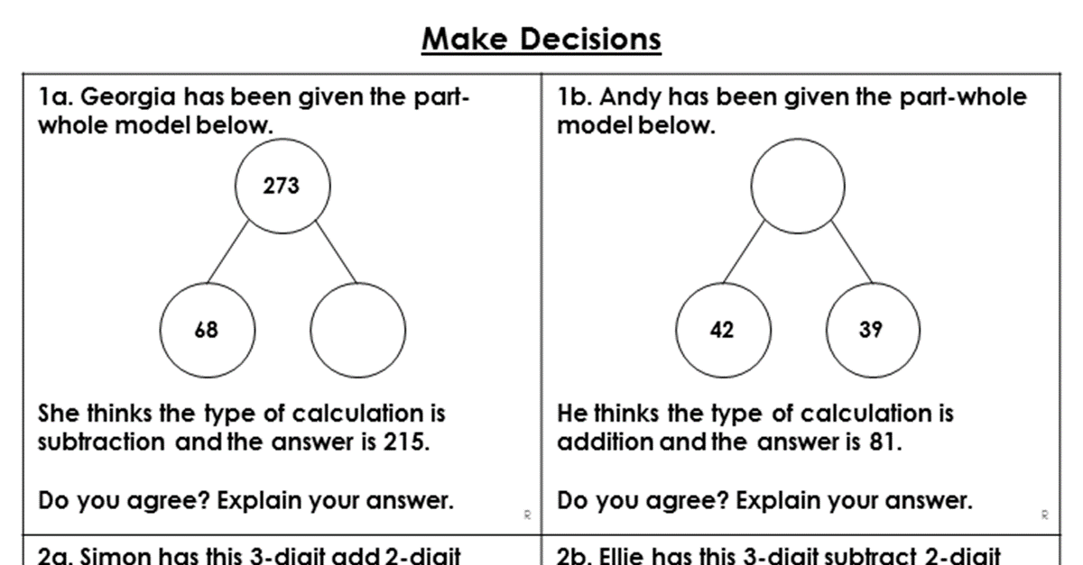 Make Decisions - Discussion Problem