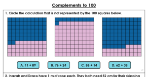 Complements to 100 - Homework Extension