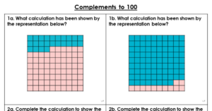 Complements to 100 - Varied Fluency