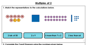Multiples of 2 - Extension