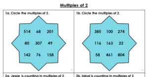 Multiples of 2 - Varied Fluency