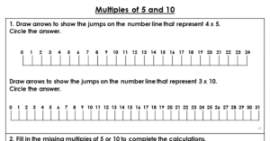 Multiples of 5 and 10 - Extension