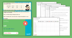 Year 4 Spelling Assessment Resources - S34 – Recap - ness suffix