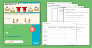 Year 5 Spelling Assessment Resources - S41 – mis- and dis- prefix