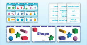 Shape Vocabulary Display Pack
