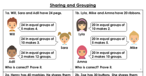 Sharing and Grouping - Reasoning and Problem Solving