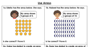 Use Arrays - Reasoning and Problem Solving