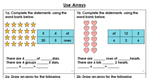 Use Arrays - Varied Fluency