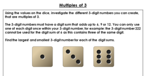 Multiples of 3 - Discussion Problems