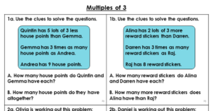 Multiples of 3 - Reasoning and Problem Solving