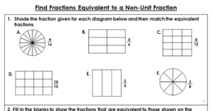 Find Fractions Equivalent to a Non-Unit Fraction - Extension