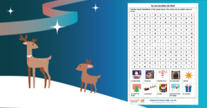 KS1 French Christmas Wordsearch