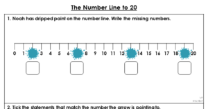 The Number Line to 20 Extension