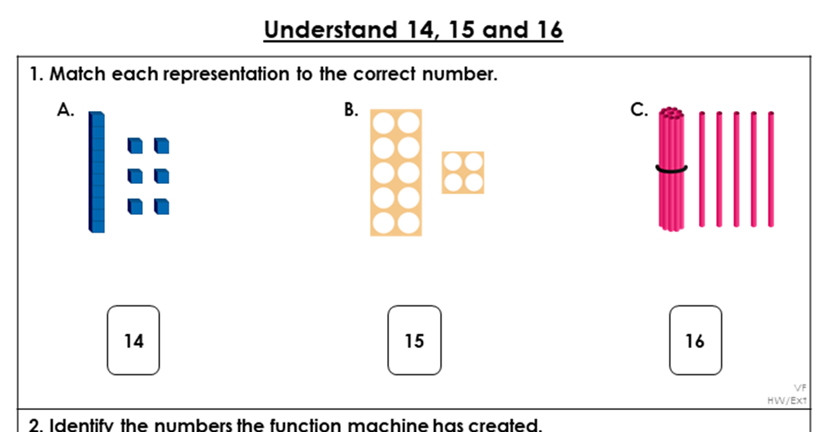 Understand 14, 15 and 16 - Extension