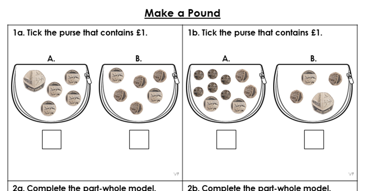 Make a Pound - Varied Fluency