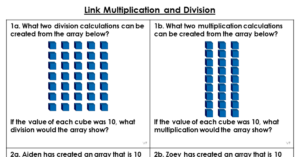 Link Multiplication and Division - Varied Fluency
