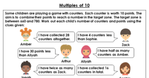 Multiples of 10 - Discussion Problems