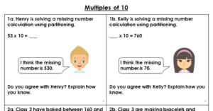 Multiples of 10 - Reasoning and Problem Solving