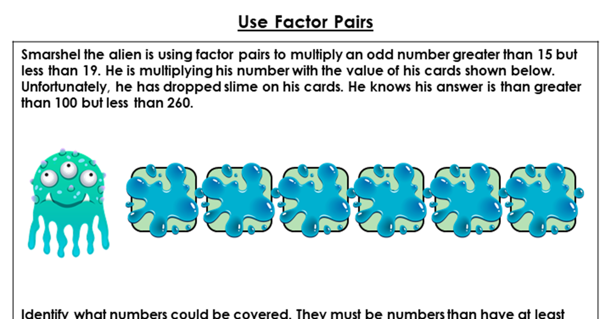 Use Factor Pairs