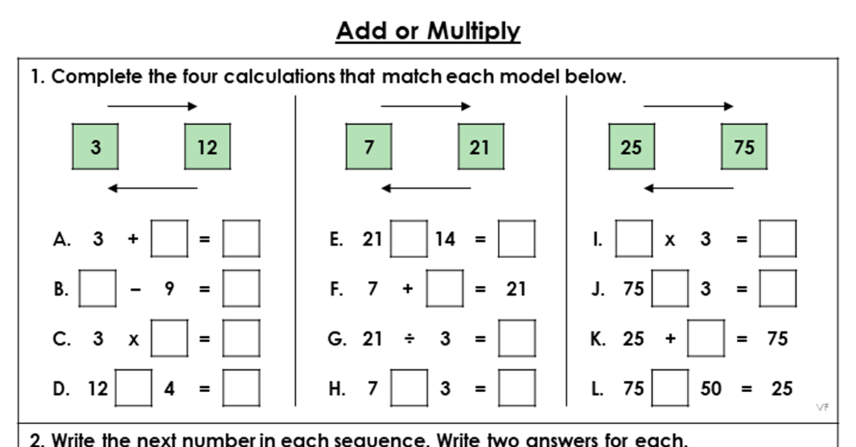Add or Multiply - Extension