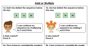 Add or Multiply Reasoning and Problem Solving