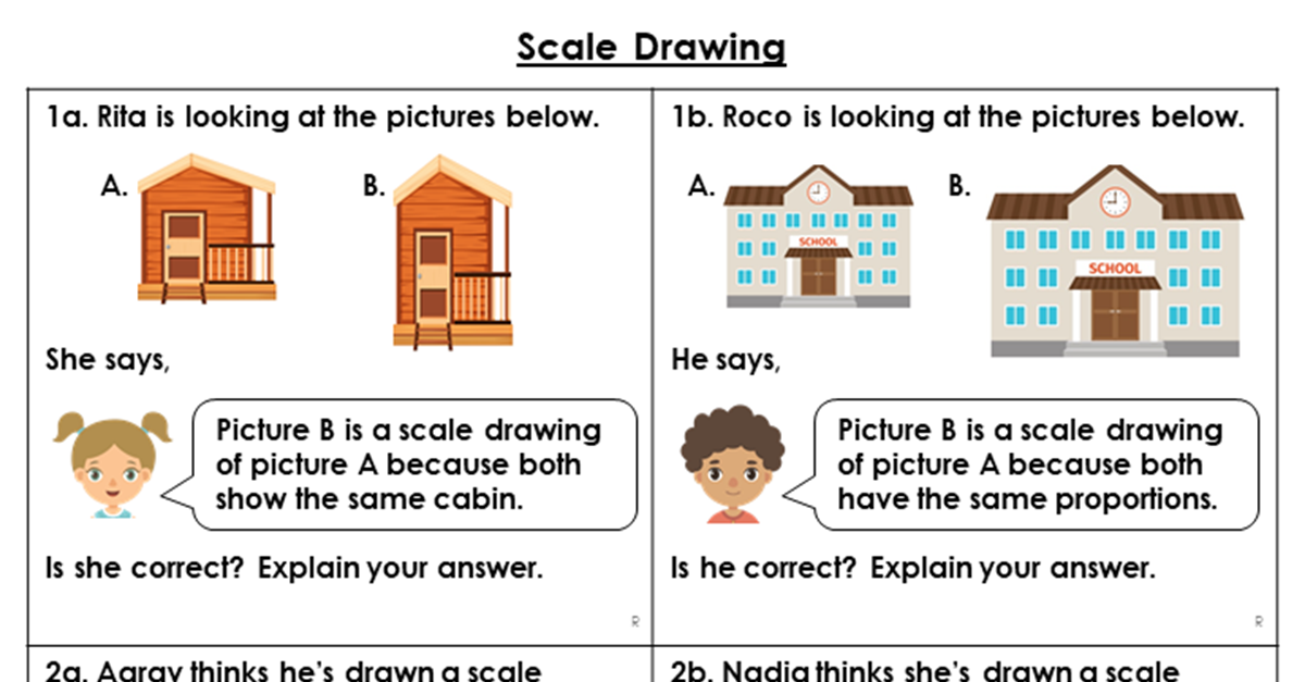 Scale Drawing - Reasoning and Problem Solving