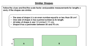 Similar Shapes - Discussion Problems