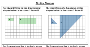 Similar Shapes - Reasoning and Problem Solving