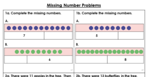 Missing Number Problems - Varied Fluency