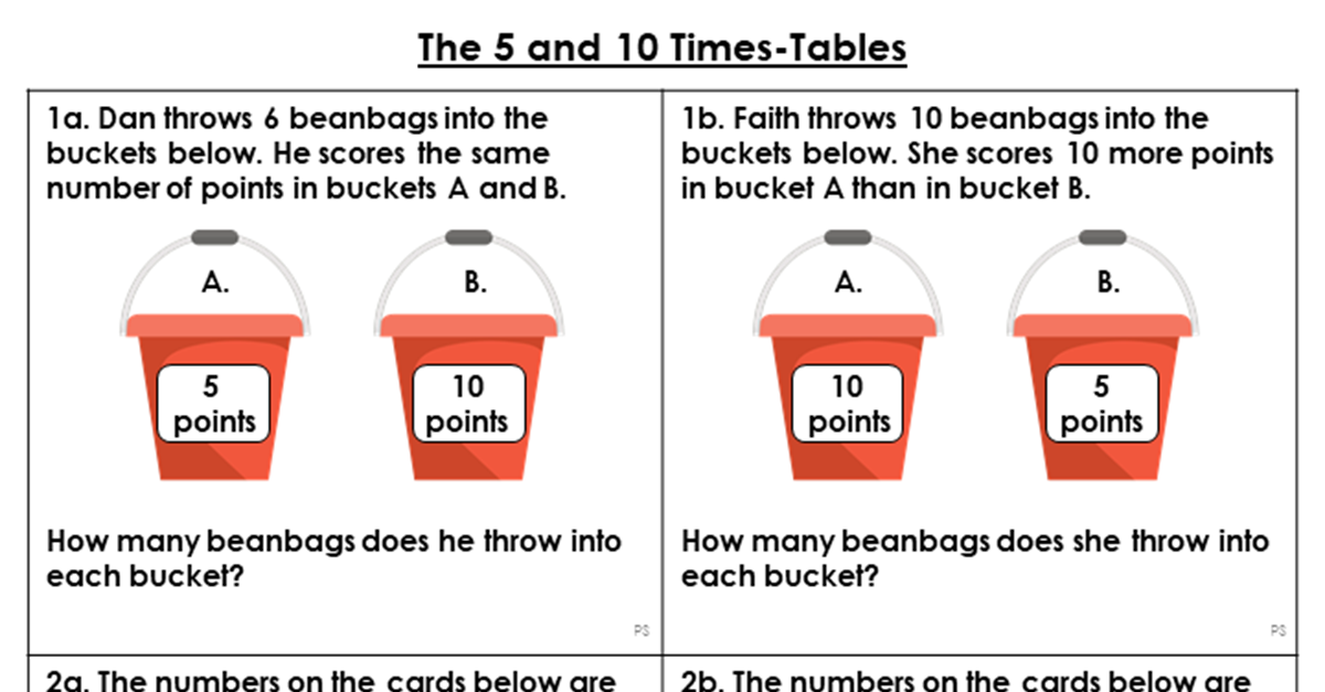 5 times table reasoning and problem solving