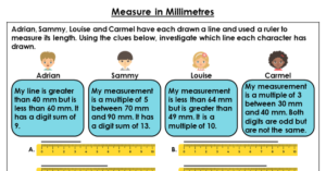 Measure in Millimetres - Discussion Problem